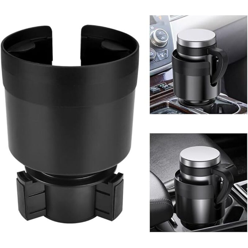 Lntyq - Getränkehalter fürs Auto, Auto-Getränkehalter, Universal-Getränkehalter fürs Auto, verstellbarer Auto-Dosenhalter, Auto-Getränkehalter,