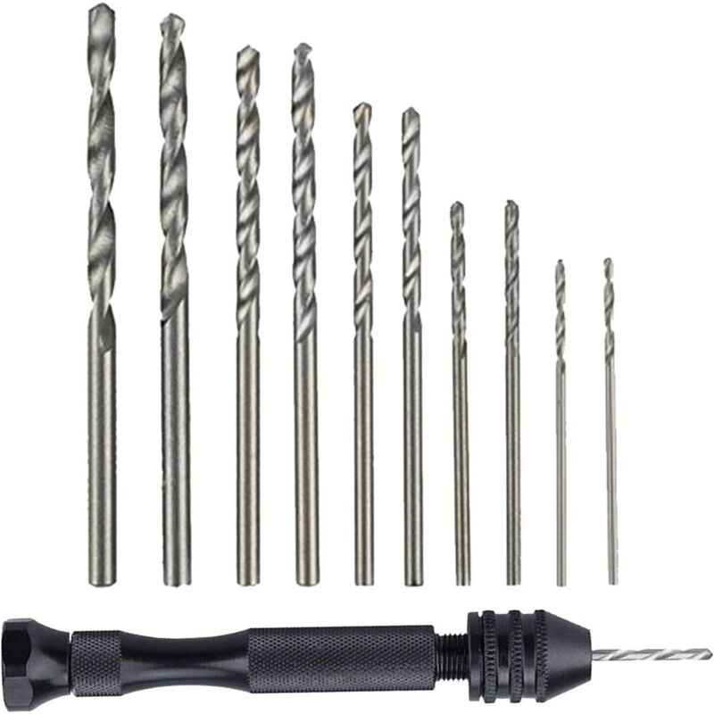 Handbohrer – Schmuckbohrer Manueller Schraubstock Bohrer zur Schmuckherstellung Bohrer Präzisions-Handbohrer für Epoxidharz, Kunsthandwerk, Holz,