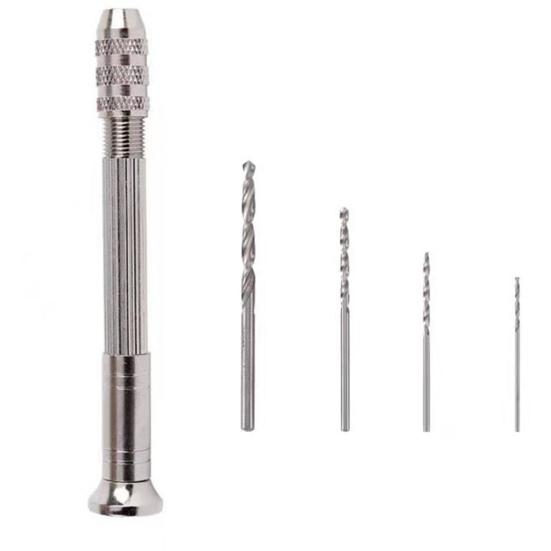 Lntyq - Handbohrmaschine, manuelle Bohrmaschine, Mini-Handbohrmaschine, manuelle Bohrwerkzeuge, Spiralbohrer, Holzbohrwerkzeug, für Holz, Harz,