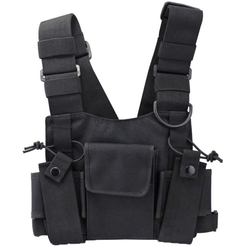 Harnais de Poitrine Radio, Radio Talkie walkie Poche de Poitrine Sacs Harnais Paquet Sac a Dos Etui - Lntyq