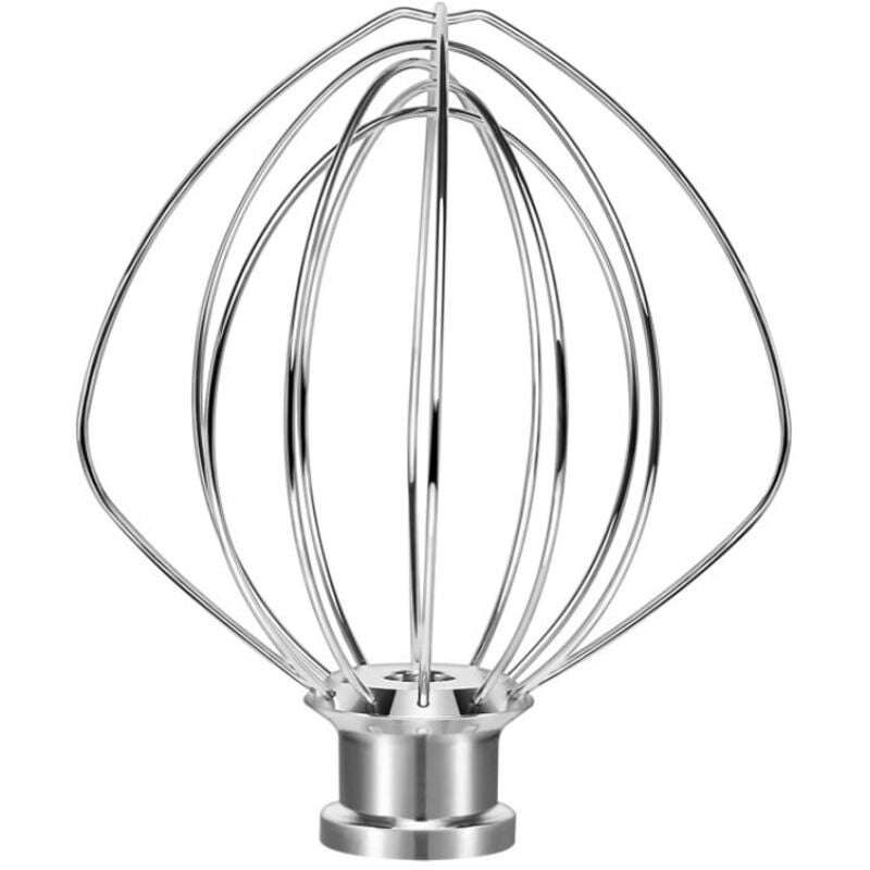 Lntyq - K45WW Schneebesen aus Edelstahl, kompatibel mit Kitchen-Aid KSM90 K45 KSM150 Eiercreme-Mixer