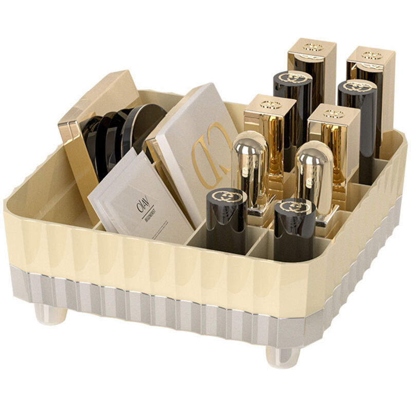 Make-up-Organizer, separate Fächer, Lippenstift-Organizer, Lippenstift-Aufbewahrung, 12 Kosmetik-Aufbewahrungsfächer, geeignet für Lidschatten,
