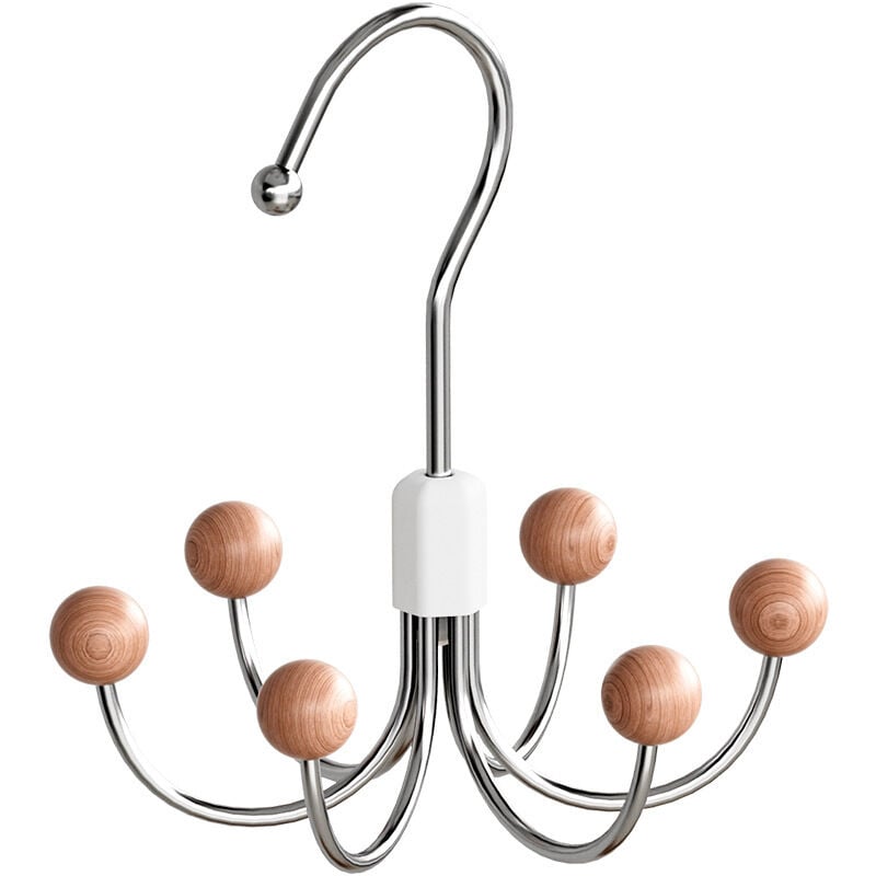 Mehrzweck-Kleiderbügel, platzsparend, für den Schrank, 360° drehbar, für den Schrank, für Handtaschen, Hüte, Gürtel, Krawattenhalter, Halterung