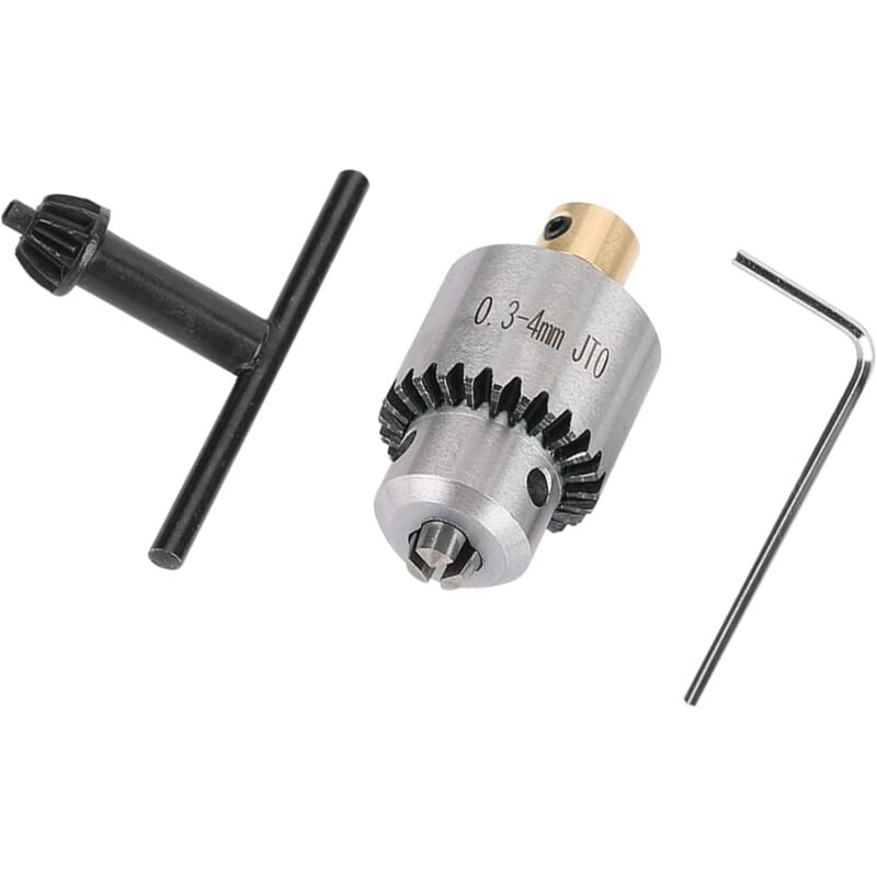 Micro Jto Bohrer Micro Jto Bohrfutter mit Schlüssel für Präzisionsarbeiten 0,3 bis 4 mm Schicht montiert auf einer elektrischen Bohrmaschine metal