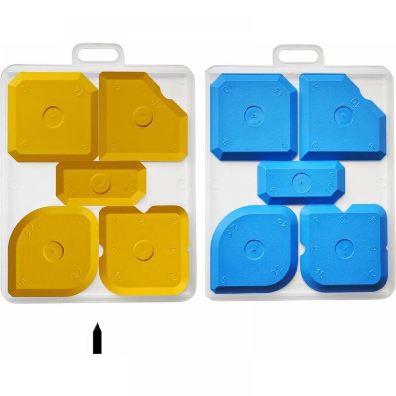 Professioneller Glätteisen-Glätteisen aus Acryl-Silikon, Extraktor für perfekte Verbindungen, 5er-Set, 2 x 5 Stück - Lntyq