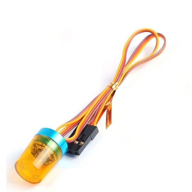 RC-Auto-LED-Licht, 4-teilig, Scheinwerfer, Blinklicht, RC-Zubehör für 1/10 RC-Modellauto, 1:14 Tamiya-Traktor, RC-Engineering-Truck, Gelb - Lntyq