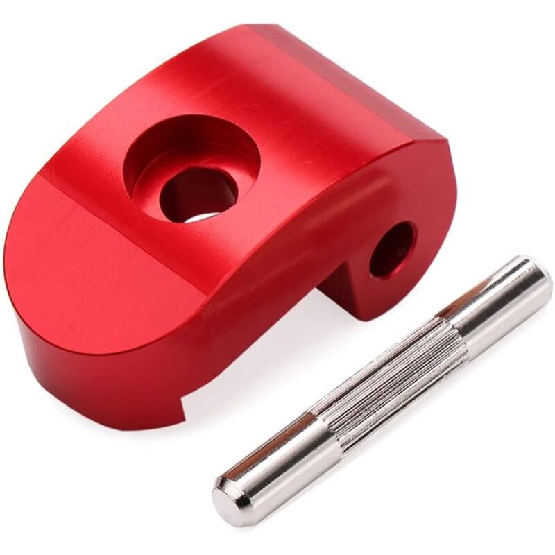 Scooter-Klapphaken, Verschluss-Klapp-Scooter-Haken, Elektro-Scooter-Scharnier, für Xiaomi M365 und Pro, rote Farbe - Lntyq