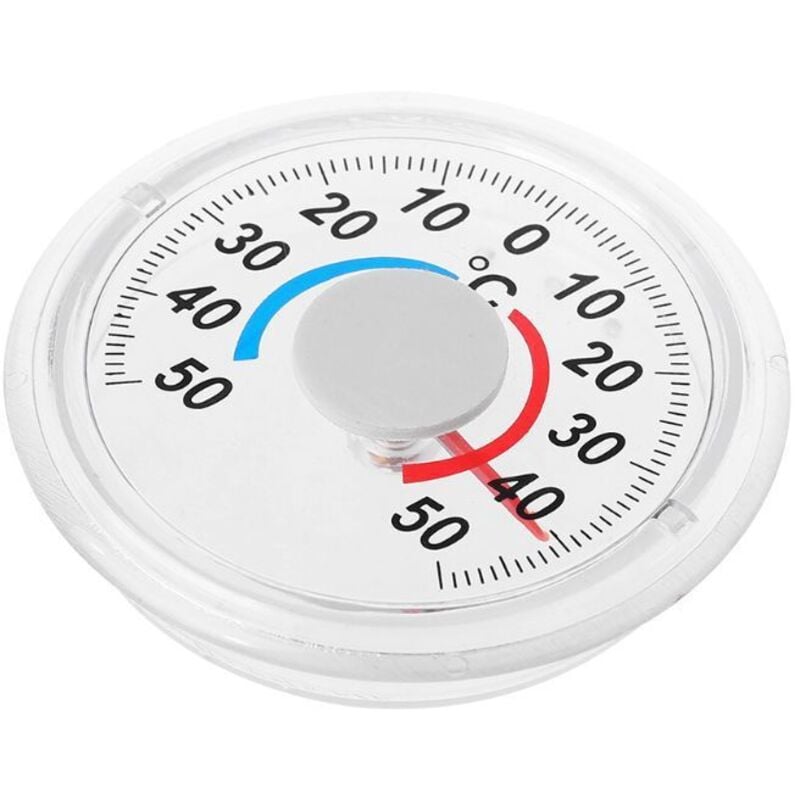 Lntyq Selbstklebendes Außenthermometer-Messgerät für Fenster, Türen und Fenster, transparente Fenster, Türen und Fenster, transparentes,