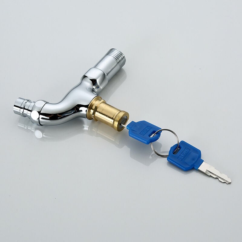 Stück abschließbarer Wasserhahn, Wasserhahnschloss für den Außenbereich, abschließbarer Wasserhahn, abschließbarer Wasserhahn für den Einsatz in