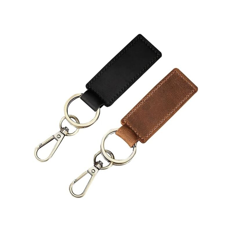 Stück Auto-Schlüsselanhänger, universeller Auto-Schlüsselanhänger für Männer und Frauen, Schlüsselanhänger mit Gürtelschnalle, Autozubehör (Schwarz