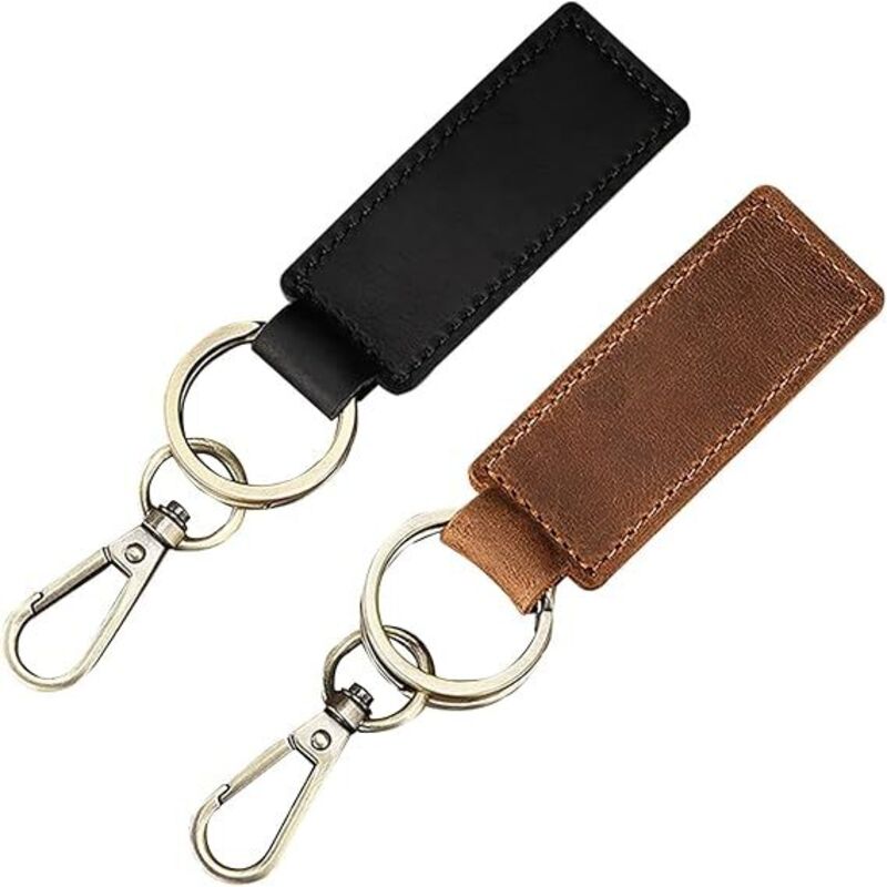 Stück Auto-Schlüsselanhänger, universeller Auto-Schlüsselanhänger für Männer und Frauen, Schlüsselanhänger mit Gürtelschnalle, Autozubehör (Schwarz