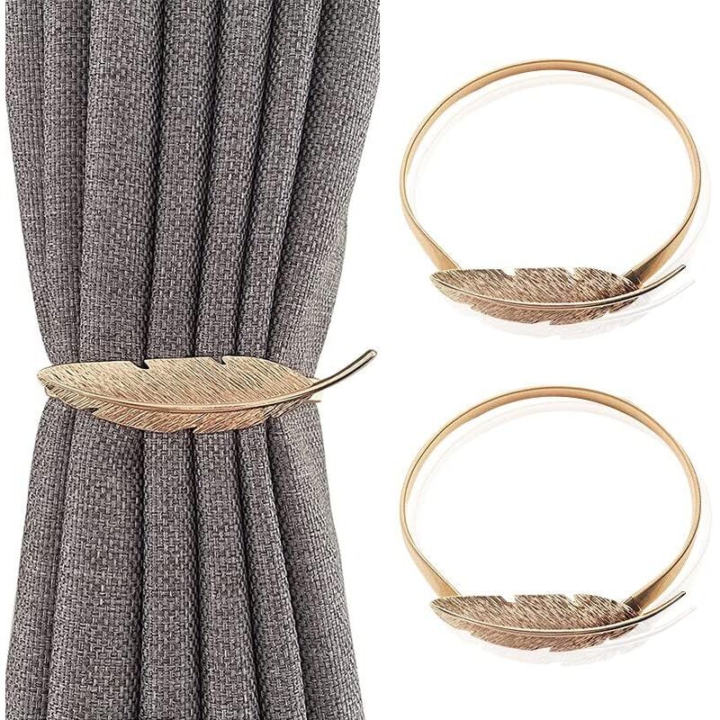 Stück Vorhang-Raffhalter, magnetische Vorhang-Raffhalter, Fenstervorhang-Clips, Vorhang-Clips aus Legierung für Vorhänge - Lntyq