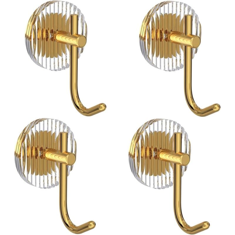 Lntyq Stück Wandgarderobe, selbstklebende Haken aus Acryl, für Badezimmer, Wandmontage, Klebehaken, Küchenhandtuchhalter, Haken für Badezimmer,