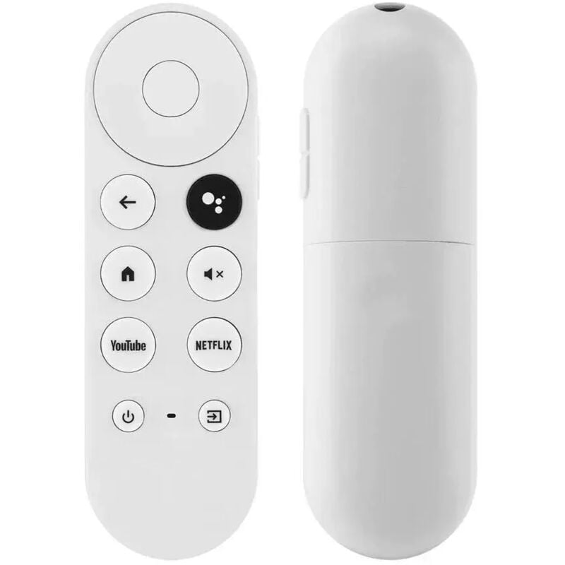 Telecommande Bluetooth Vocale pour Chromecast Google tv, Télécommande Universelle Compatibles avec Google tv, Remplacement Telecommande G9N9N - Lntyq