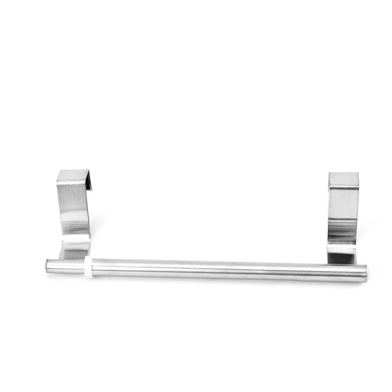 Teleskop-Handtuchhalter - Einzel-Teleskop-Handtuchhalter aus Edelstahl, 22,5-35,5 x 6 x 7 cm, mattsilber - Lntyq