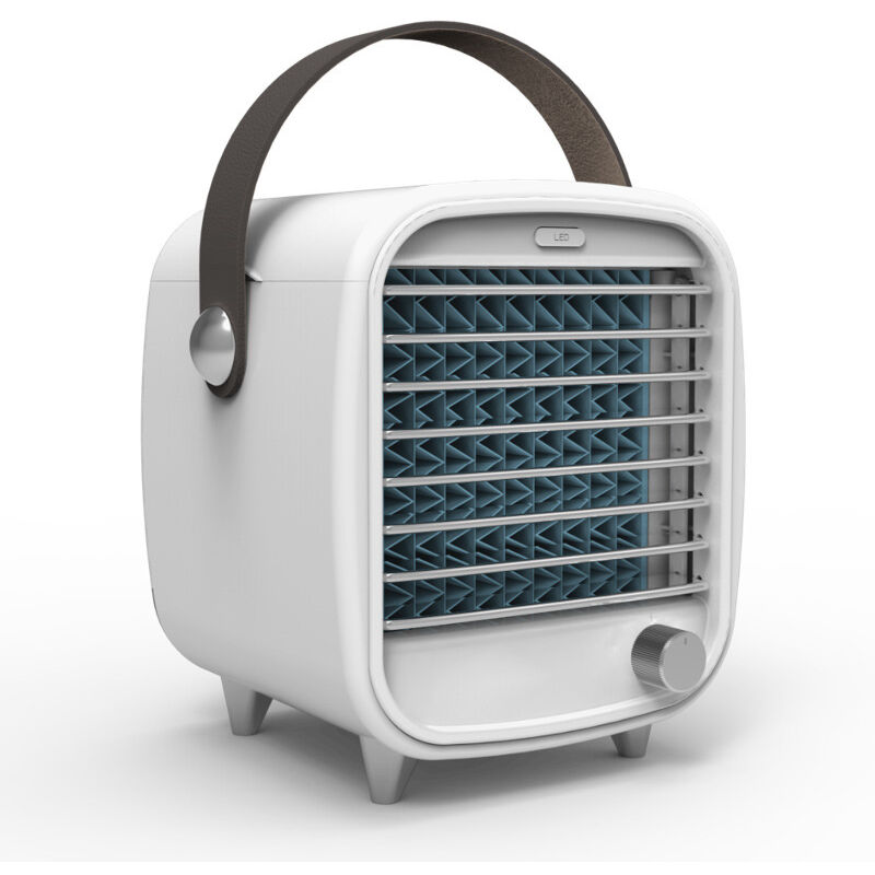 Tragbarer Luftkühler, mobile USB-Klimaanlage, 4-in-1-Klimaanlage mit leisem Ventilator, Luftbefeuchter und Luftreiniger, persönlicher