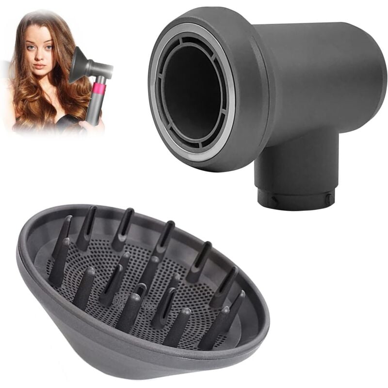 Universal-Haartrockner-Diffusor für Dyson Airwrap Styler, um den Lockenstab für Dyson Airwrap Styler in einen Haartrockner zu verwandeln - Lntyq