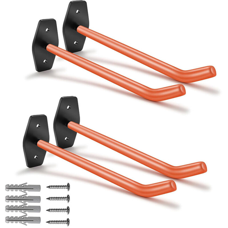 Wandmontage-Reifenregal, Wandhalterung, Reifenhalter, Felgenstützwand für Autoreifen, Gartengeräte, Aluminiumfelgen, mit Schrauben und Dübeln,