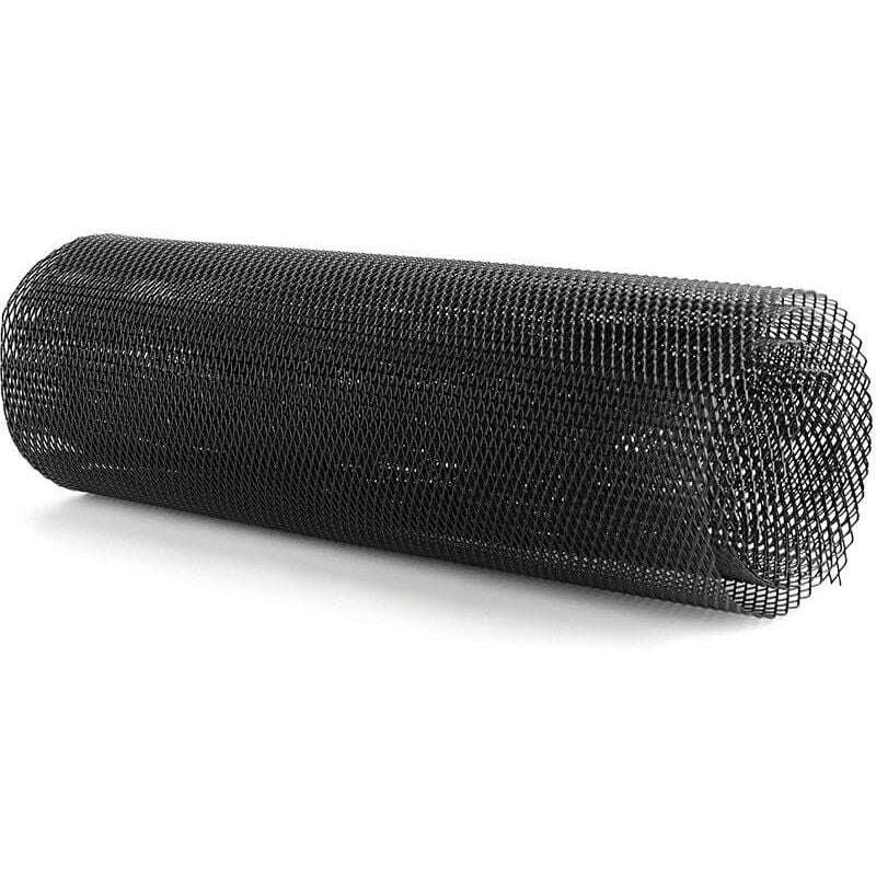 X 6 mm Aluminiumlegierung, Auto-Frontgrill, Grill, Karosserie, Grill, Stoßstange, rhombischer Universalgrill - Lntyq