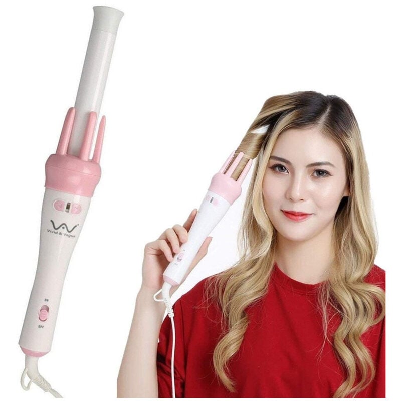 Trade Shop Traesio - Trade Shop - lockenstab drehplatte automatischer lockenhaarkamm -