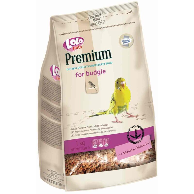 LoLo Pets PREMIUM 1kg Wellensittichfutter