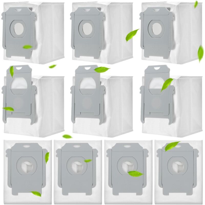 Lot De 10 Sacs Aspirateur Compatible Roomba I7 I7 Plus S9 S9 Plus I3 I3 Plus J7 J7 Plus E5 E6 E7 Rechange
