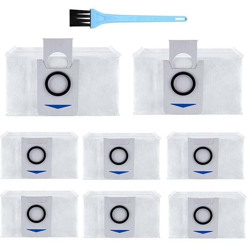 Lot de 8 Sac d&39aspirateur Accessoires pour Ecovacs Deebot X1 Omni / X1 e Omni / T20 Omni, Aspirateur Accessoires de Rechange s