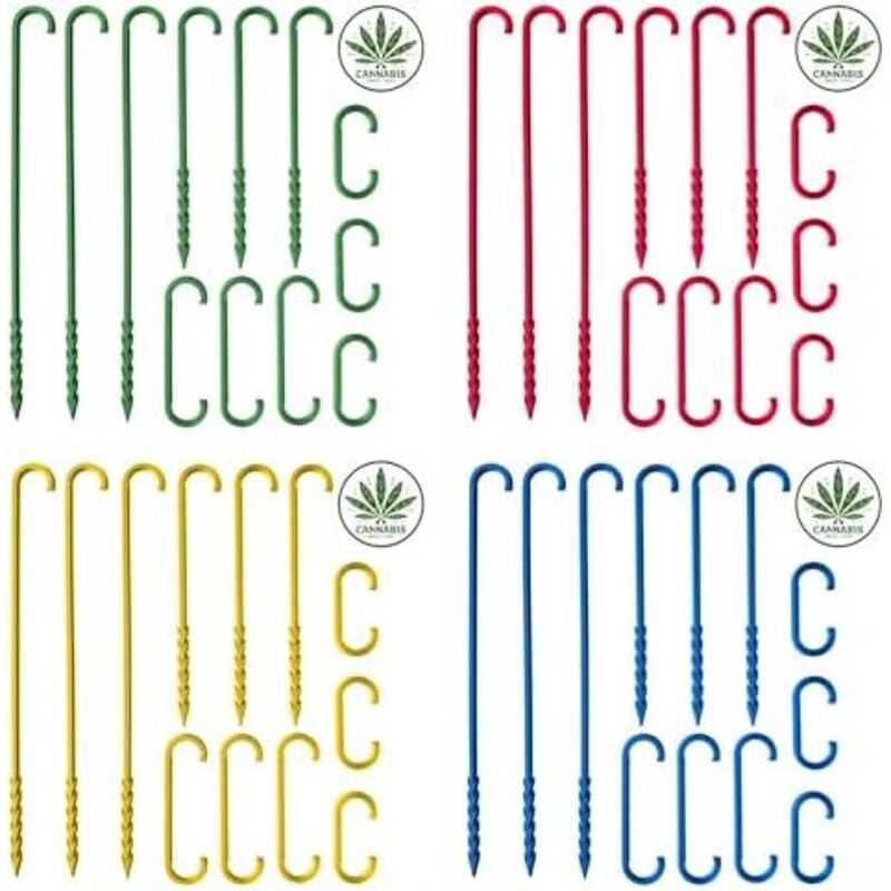 LOTAX Cannabis LST Training Grow Haken Tie-Down Low Streß horizontal Wachstum. Das Original. Pflanzenbieger Set.