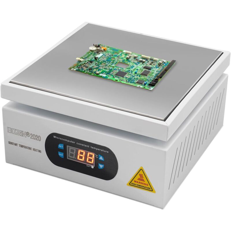 Lötstation Heizplatte 700W 110V led Mikrocomputer elektrische Vorwärmung Rework Löten Vorwärmen Chip-Schweißstation Schweißgerät Heizplatte 200X200MM