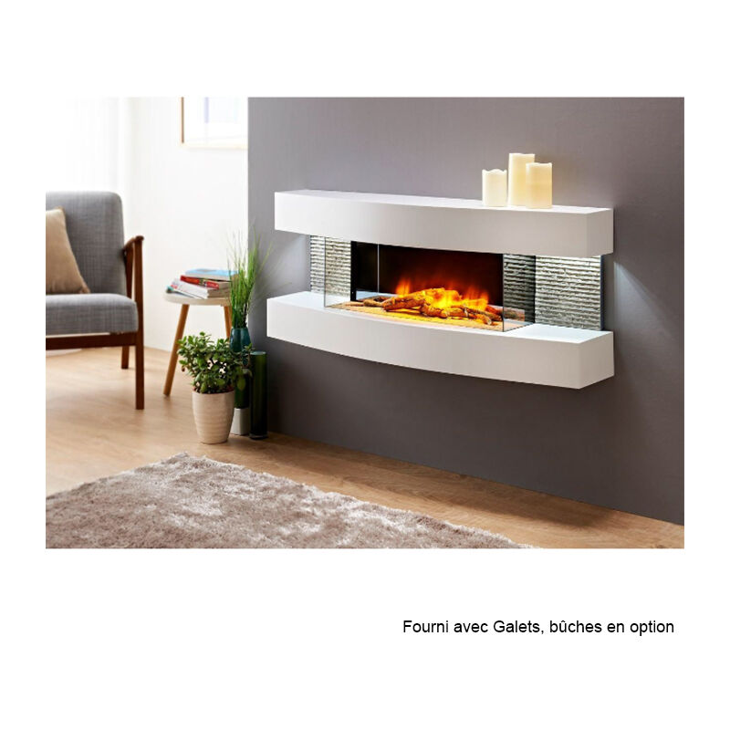 Designer-elektrokamin 2000w - Chemin'arte - lounge