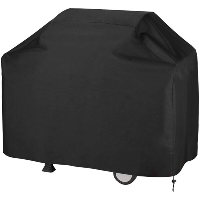 Gasgrill-Abdeckung – strapazierfähig, 210D Oxford, Grillschutz, passend für Weber, Brinkmann, Char Broil, UV-, wasser- und reißfest (145 x 61 x 117)