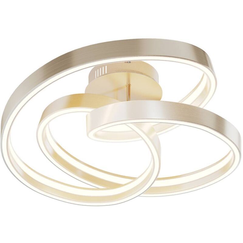 Neuwertig] Lucande Gunbritt Led Deckenlampe Deckenlampe Lampe Leuchte Led 56 w Silberg651 B-Ware