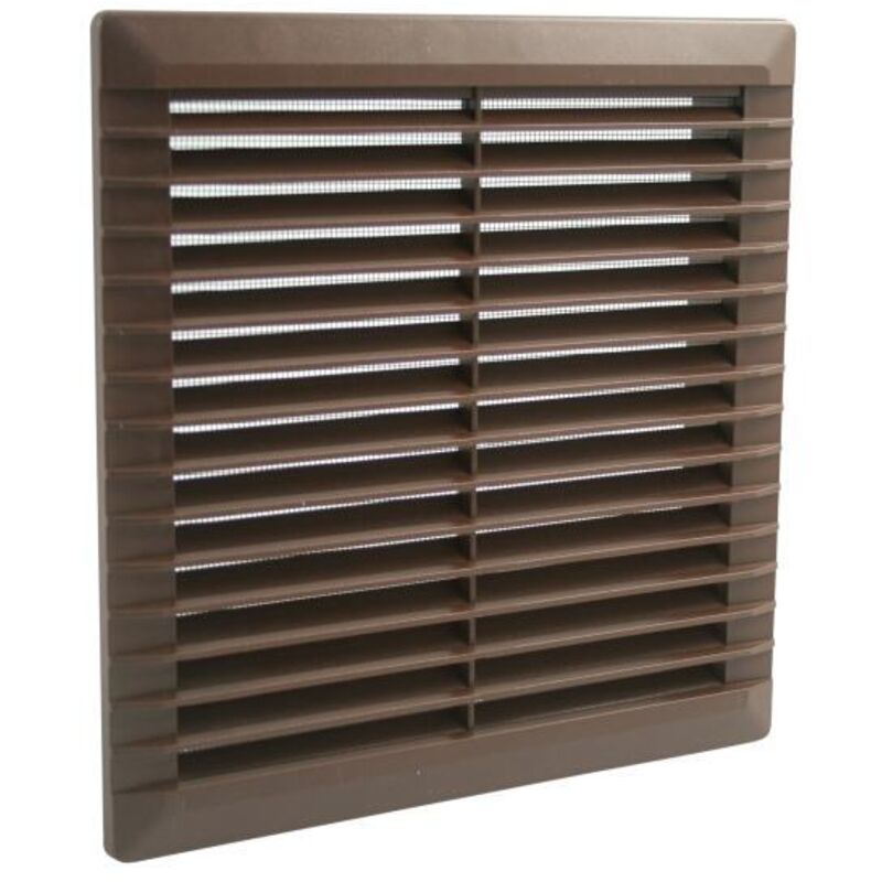 Marley - Lüftungsgitter 225 x 225 mm, mit Fliegengitter, weiß Lüftungsgitter