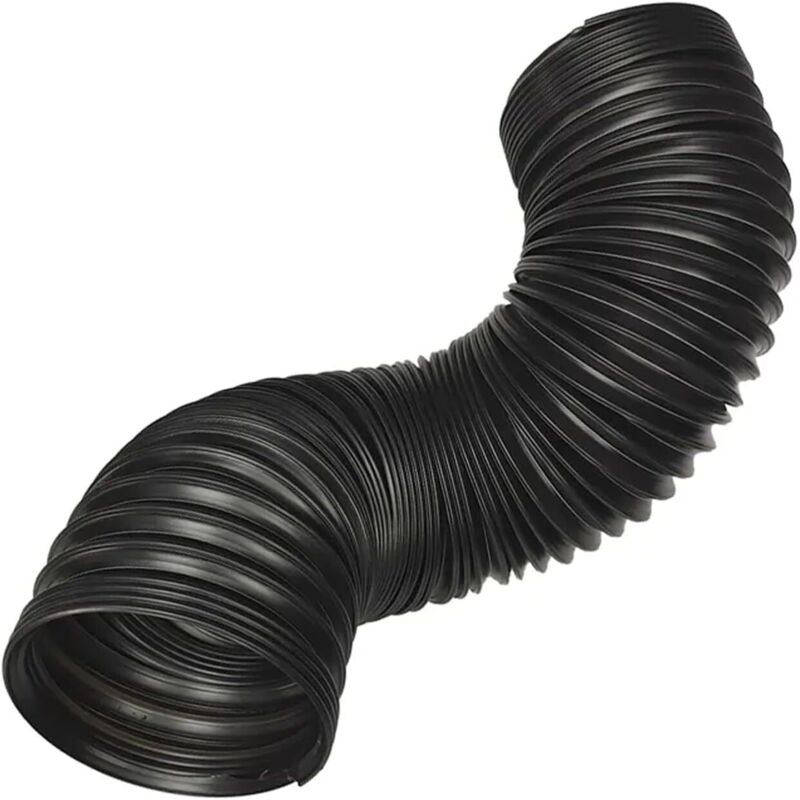Luftansaugschlauch, Universal-Auto-Luftansaugschlauch, flexibles Luftansaugrohr, Autoteile, Schwarz (76 mm)