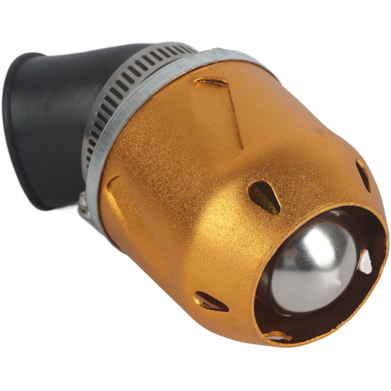 Luftfilter, 35 mm kugelförmiger Lufteinlass für Motorrad, Roller, ATV, Dirtbike. (Gold)