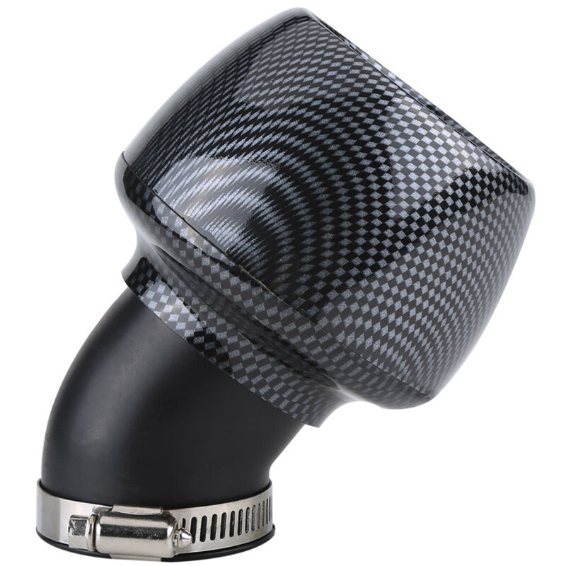 Luftfilter, Universal-Kohlefaser-Luftfilter für Motorrad, ATV, Dirtbike (48 mm)