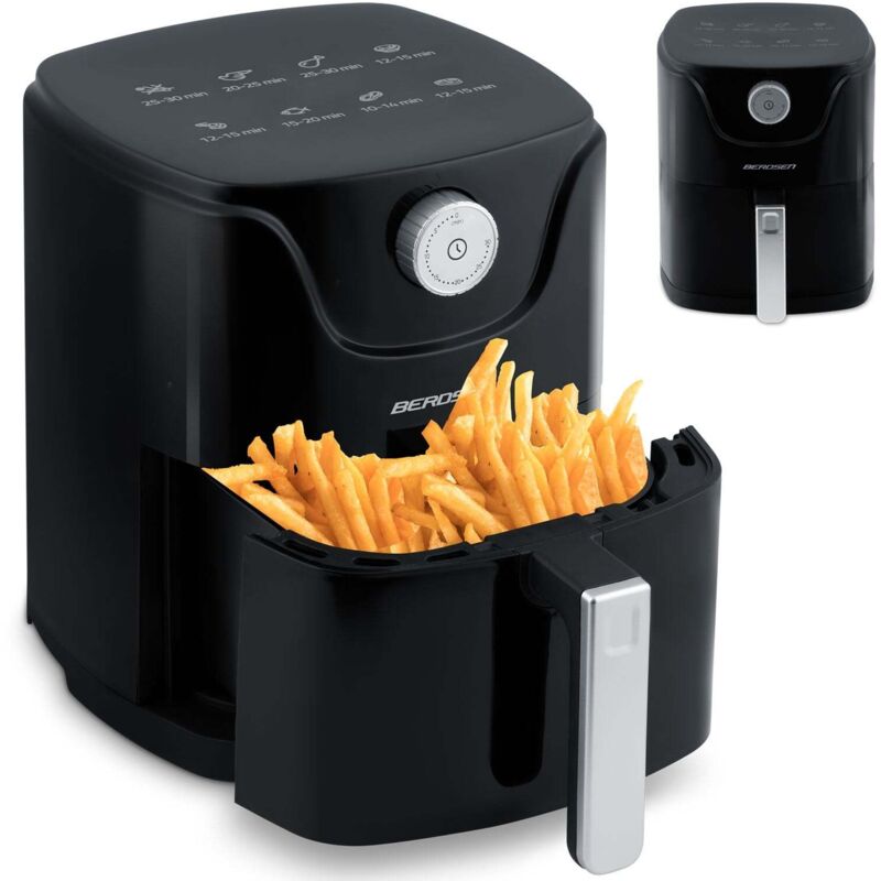 Luftfritteuse berdsen bd 654 schwarz