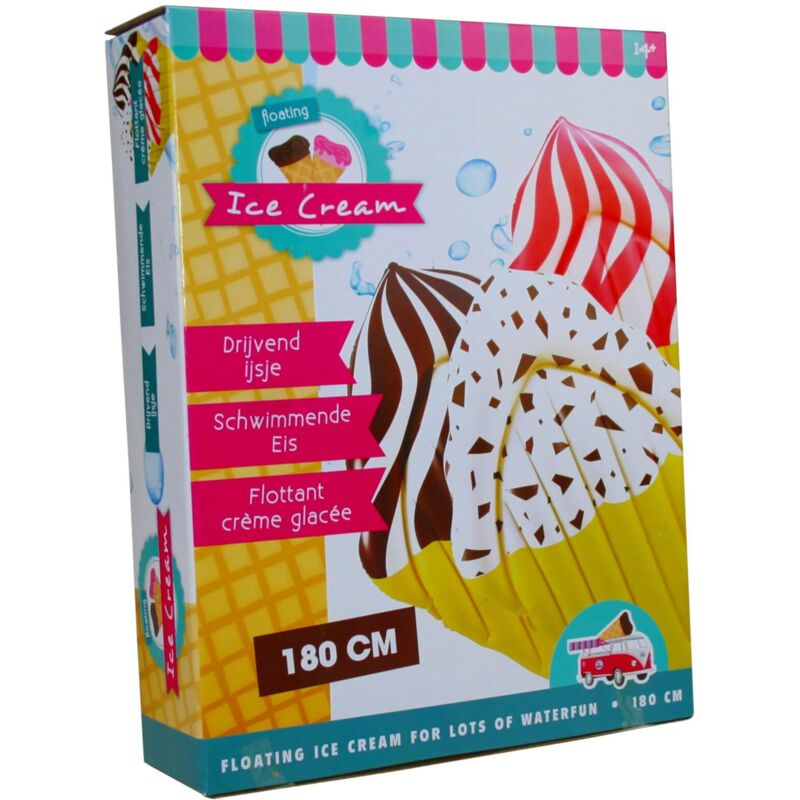 Luftmatratze Softeis Strand Pool Matratze Design Schoko