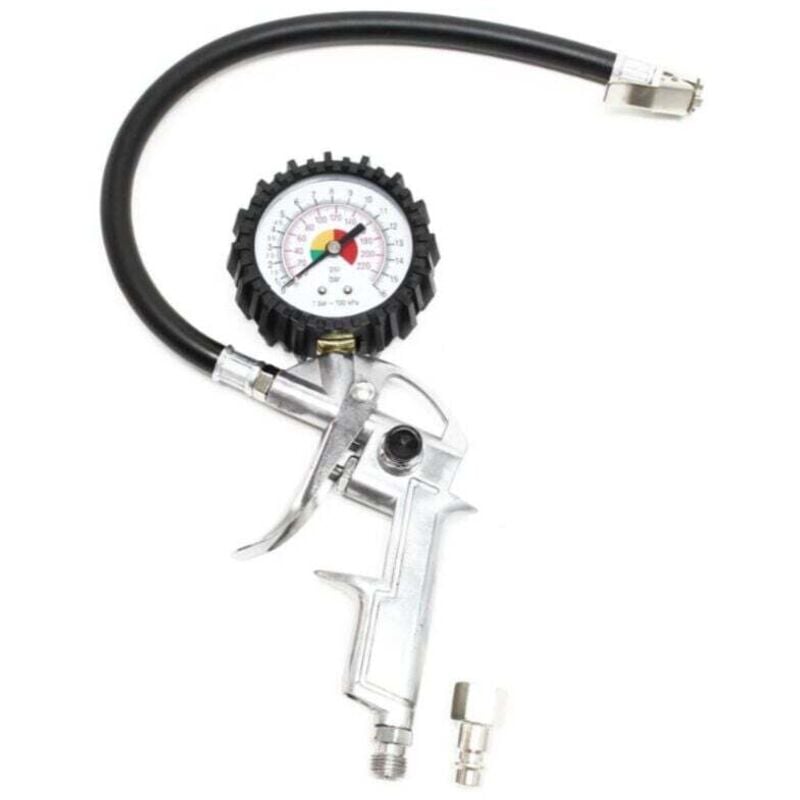 Luftpumpe 0-16 bar Manometer für Auto- und Motorradreifen