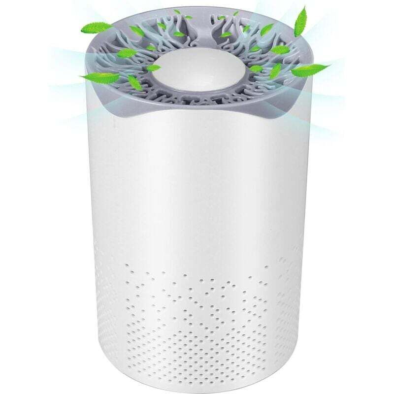 Luftreiniger mit HEPA-Filter, tragbar, 35 dB, leiser Luftreiniger mit USB-Kabel, 1 m Luftreiniger, Luftreiniger für Zuhause, Büro, Auto, Reisen