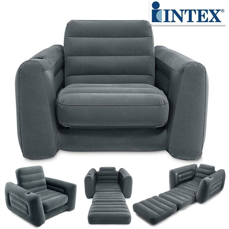 Sofa Couch Lounge Sessel Luftbett Gästebett aufblasbar 117x224x66 cm 66551 - Intex