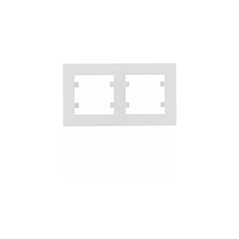 Lumina intensiv Polarweißer horizontaler Rahmen 2 Elemente WL5720