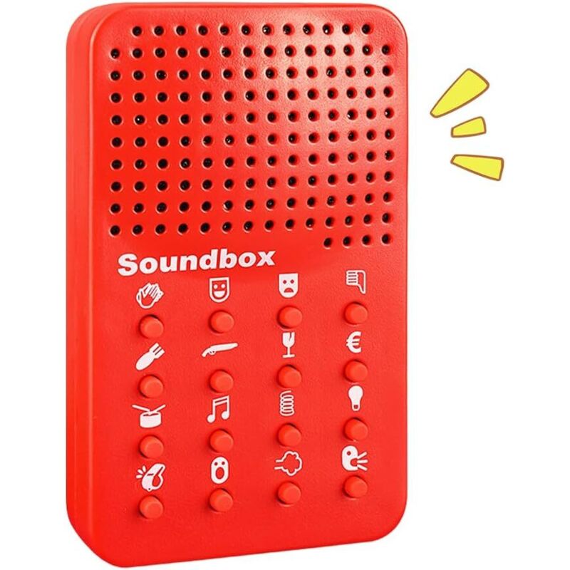 Lustige Geräuschmaschine, tragbares elektronisches Gerät mit 16 Soundeffekten, lustige Geräuschmaschine, lustige Geräuschmaschine für Erwachsene,