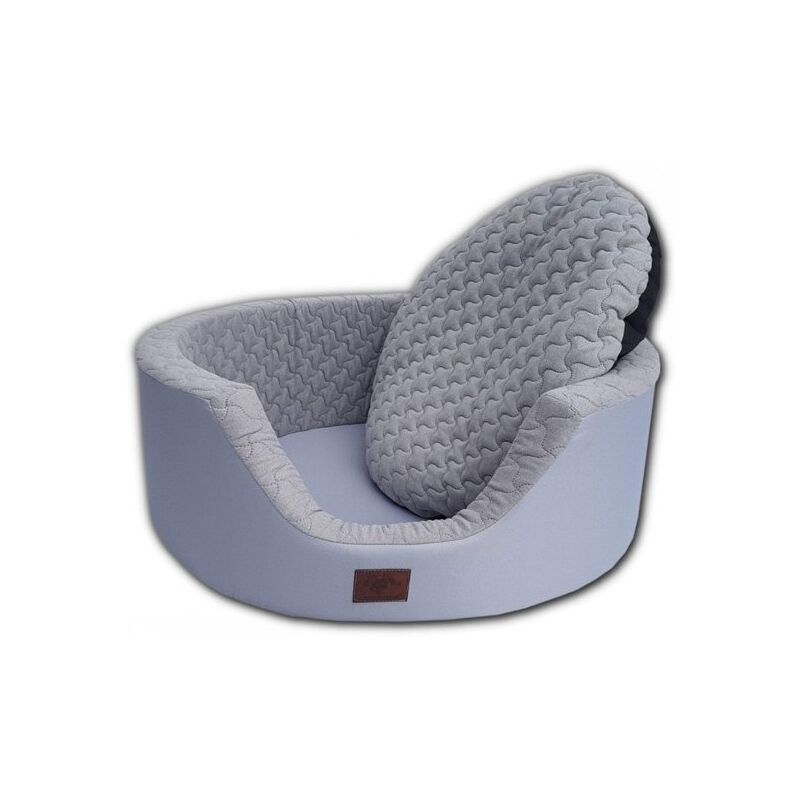 Viking Choice - Luxus Hundebett xxl - 90 x 30 cm - waschbarer Bezug - grau - Hundebett Hundesofa Hundebett Hundebett