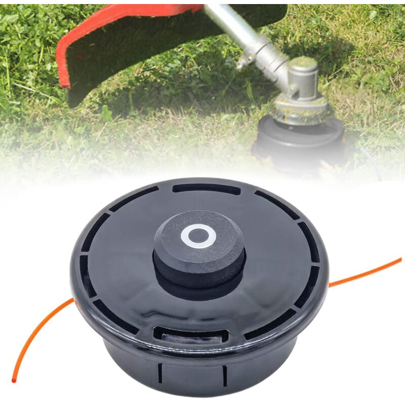 M10x1,25 Fadenköpfe Trimmerkopf Doppelfadenspulenkopf Nylonfadenkopf für Benzin-Freischneider Rasenmäher