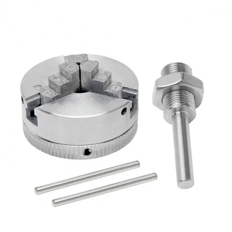 M12 x 1 Dreibackenfutter, Mini-Drehbank aus Zinklegierung, Holzbohrer, Handbohrmaschine