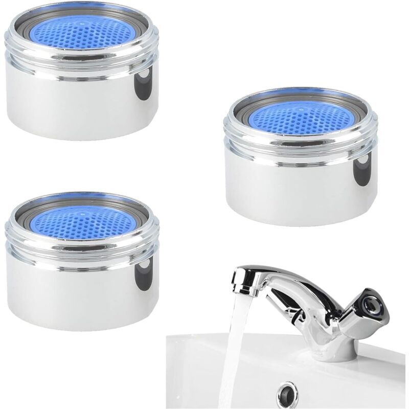 M22 Wasserhahn-Luftsprudler, Filter-Luftsprudler, 3-teiliges Wasserhahn-Filterset, Wassersparender Wasserhahn-Luftsprudler, M22-Luftsprudler,