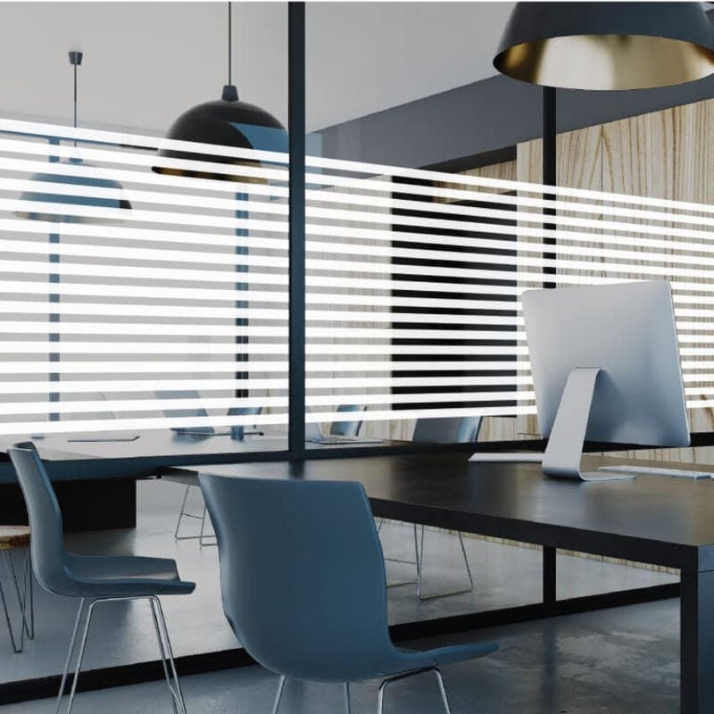 EASY PROTEC Selbstklebefolie Sichtschutz Jalousie 100 x 90