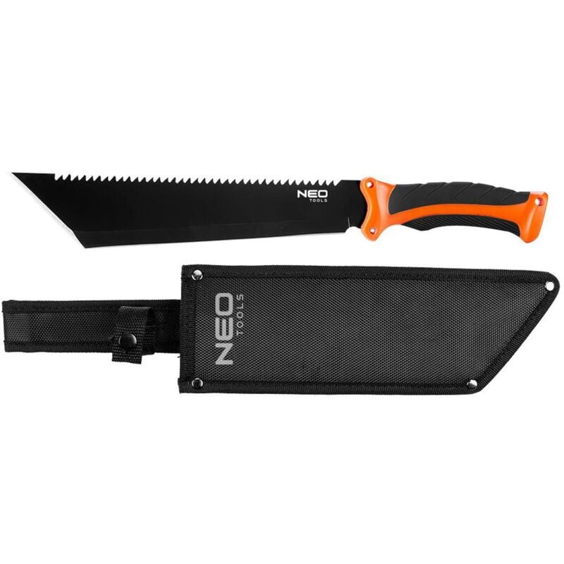 Full-Tang Machete mit Sägezähnen auf Rückseite 25,5 cm Klinge