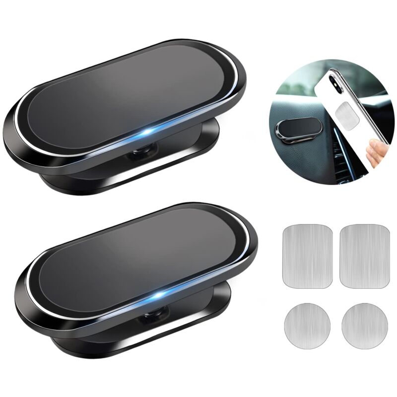 ZVD - Magnetic Car Phone Holder, Magnetic Car Phone Holder, Magnetic Car Phone Holder, 360° Rotation Magnetic Car Holder, Compatible with